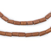 Light Brown Tube Natural Wood Beads (7x5mm)