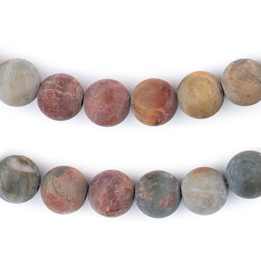 Matte Round Creek Jasper Beads (10mm) - The Bead Chest