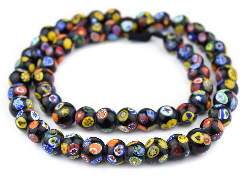 Premium Round Millefiori Beads (12mm) - The Bead Chest
