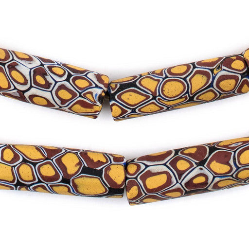 Antique Matching Venetian Millefiori Trade Beads - The Bead Chest