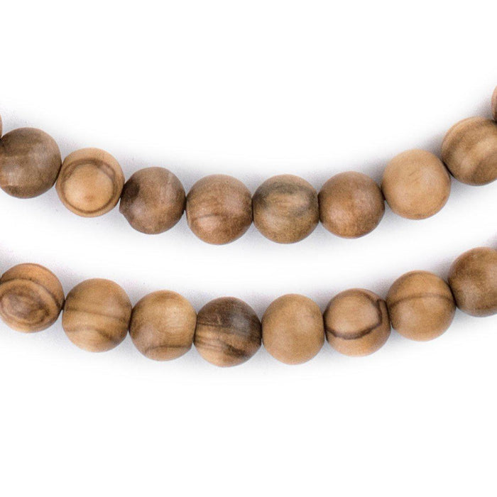 Round Olive Wood Arabian Prayer Beads (8mm) - The Bead Chest