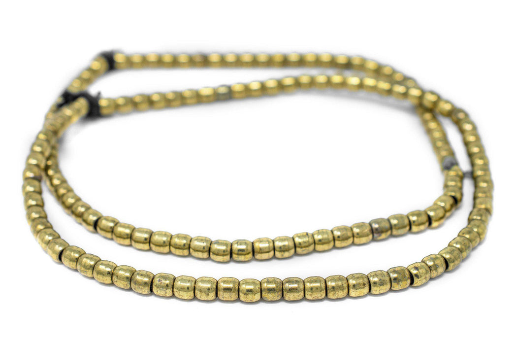 Brass Miniature Padre Beads (6mm) - The Bead Chest