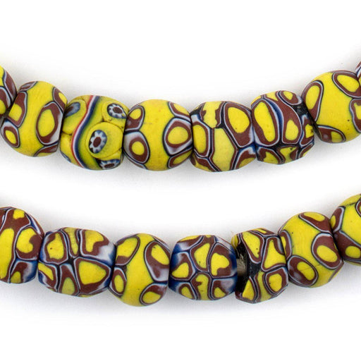 Antique Matching Venetian Round Millefiori Trade Beads