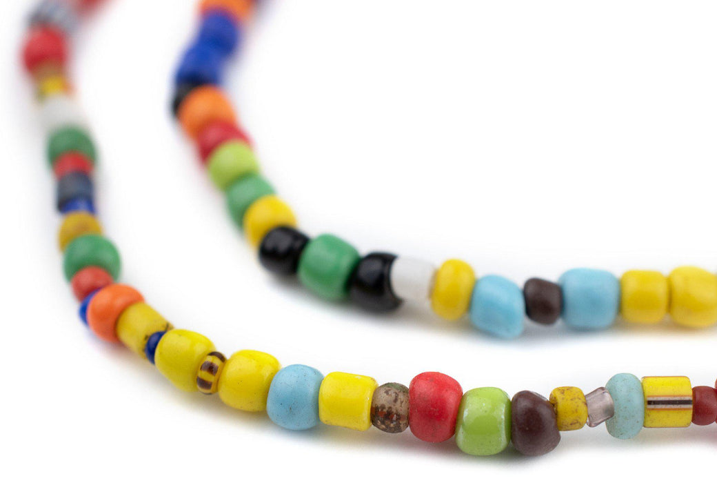 Multicolor Ghana Christmas Beads (Long Strand) - The Bead Chest