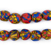 Bawku Bumblebee Fused Recycled Glass Beads (14mm)