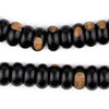 Rondelle Dark Ebony Arabian Prayer Beads (14mm)