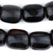 Black Batik Bone Beads (Barrel) - The Bead Chest