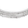 Smooth Shiny Silver Seed Beads (3mm)