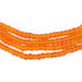 Translucent Orange Matte Glass Seed Beads (4mm) - The Bead Chest
