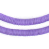 Orchid Purple Vinyl Phono Record Beads (8mm)