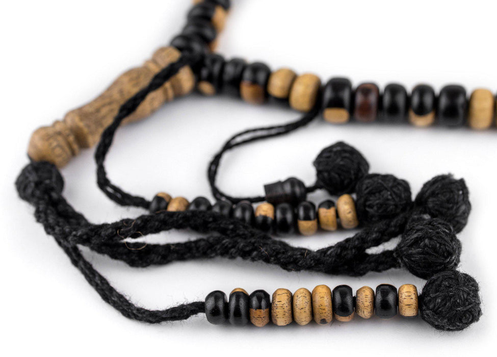 Rondelle Ebony Arabian Prayer Beads (8mm) - The Bead Chest