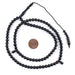 Black Round Wooden Arabian Prayer Beads (6mm) - The Bead Chest
