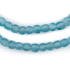 Dark Aqua Recycled Glass Beads (7mm)