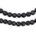 Black Round Druzy Agate Beads (8mm) - The Bead Chest