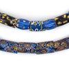 Midnight Blue Antique Venetian Millefiori Trade Beads