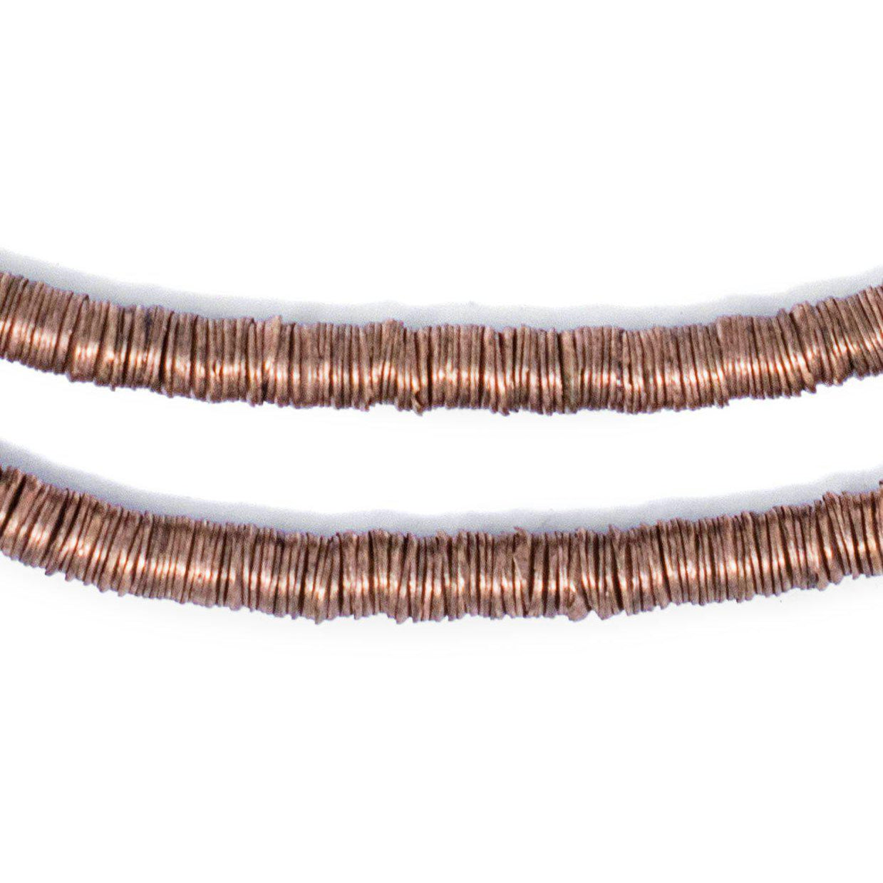 Copper Interlocking Crisp Beads (6mm) — The Bead Chest