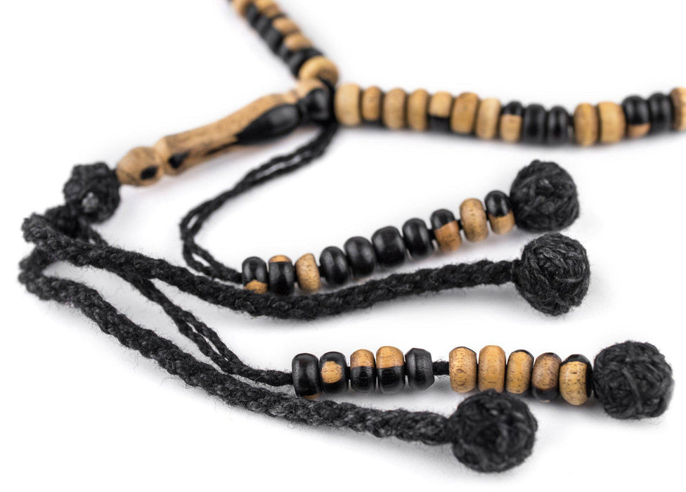 Rondelle Ebony Arabian Prayer Beads (6mm) - The Bead Chest