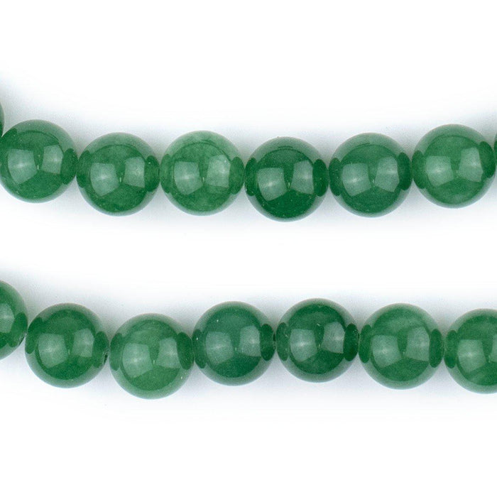 Round Green Aventurine Beads (10mm) - The Bead Chest