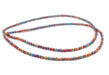 Round Rainbow Lace Malachite Beads (4mm) - The Bead Chest