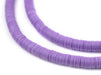 Orchid Purple Vinyl Phono Record Beads (6mm) - The Bead Chest