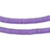 Orchid Purple Vinyl Phono Record Beads (6mm)