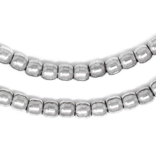 Silver Miniature Padre Beads (6mm) - The Bead Chest