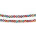 Round Rainbow Lace Malachite Beads (4mm) - The Bead Chest