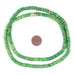 Emerald Green Bone Button Beads (6mm) - The Bead Chest
