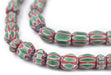 Green Chevron Beads (6-8mm) - The Bead Chest