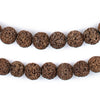 Brown Volcanic Lava Beads (10mm)