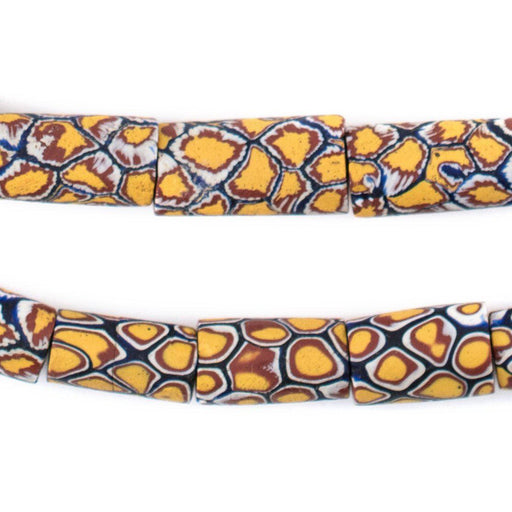 Antique Matching Venetian Millefiori Trade Beads - The Bead Chest