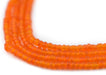 Translucent Orange Matte Glass Seed Beads (3mm) - The Bead Chest