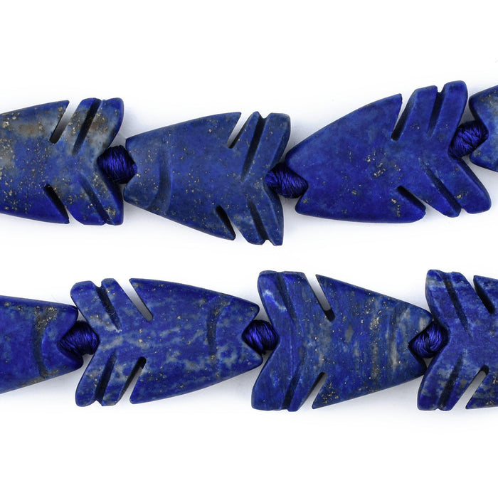Lapis Lazuli Fish-Shaped Beads - The Bead Chest