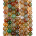Round Rainbow Agate Beads (8mm) - The Bead Chest