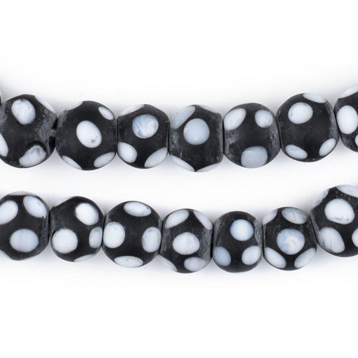 Black Skunk Beads (10mm) - The Bead Chest