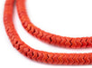 Coral Red Snake Beads (6mm) - The Bead Chest