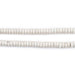 Rondelle White Calcutta-Style Stone Beads (4mm) - The Bead Chest