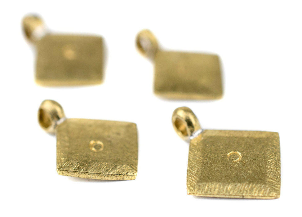 Brass Ethiopian Diamond Ornaments (Set of 4) - The Bead Chest