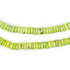 Jade Green Bone Button Beads (6mm)