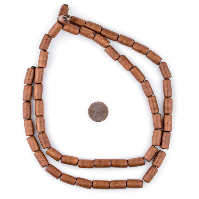 Light Brown Tube Natural Wood Beads (15x8mm) — The Bead Chest
