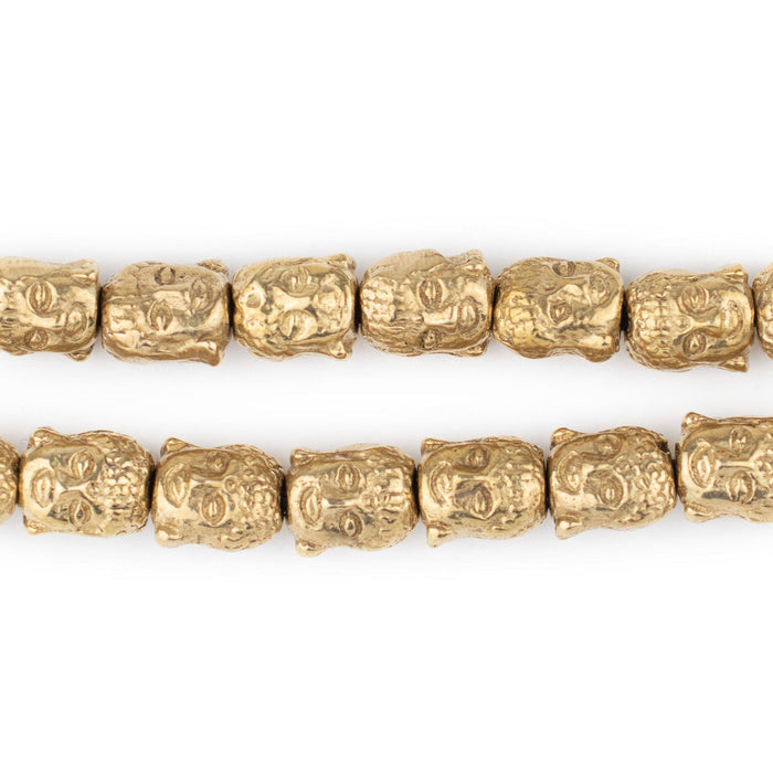 Brass Buddha Beads (10x8mm) - The Bead Chest