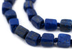Lapis Lazuli Cube Beads (7-10mm) - The Bead Chest