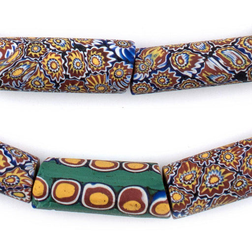 Antique Matching Venetian Millefiori Trade Beads - The Bead Chest