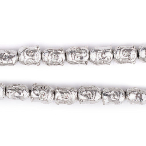 Silver Buddha Beads - The Bead Chest