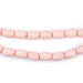 Pink Oval Natural Wood Beads (9x6mm) - The Bead Chest