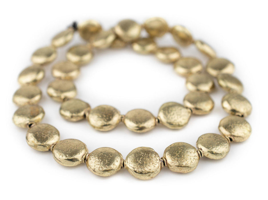 Brass Circular Hollow Tribal Beads (18mm) - The Bead Chest