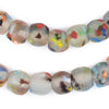 Rainbow Speckled Recycled Glass Beads (14mm)