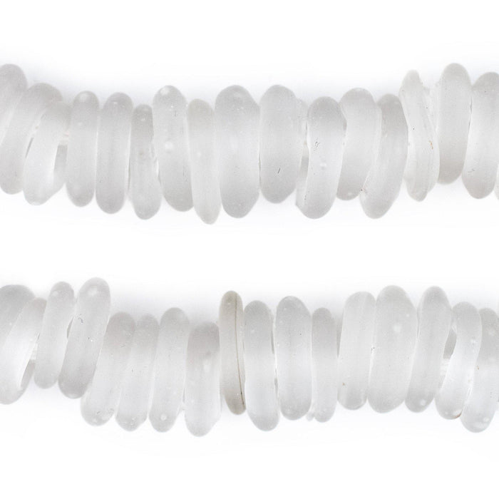 Clear Annular Wound Dogon Beads (14mm) - The Bead Chest