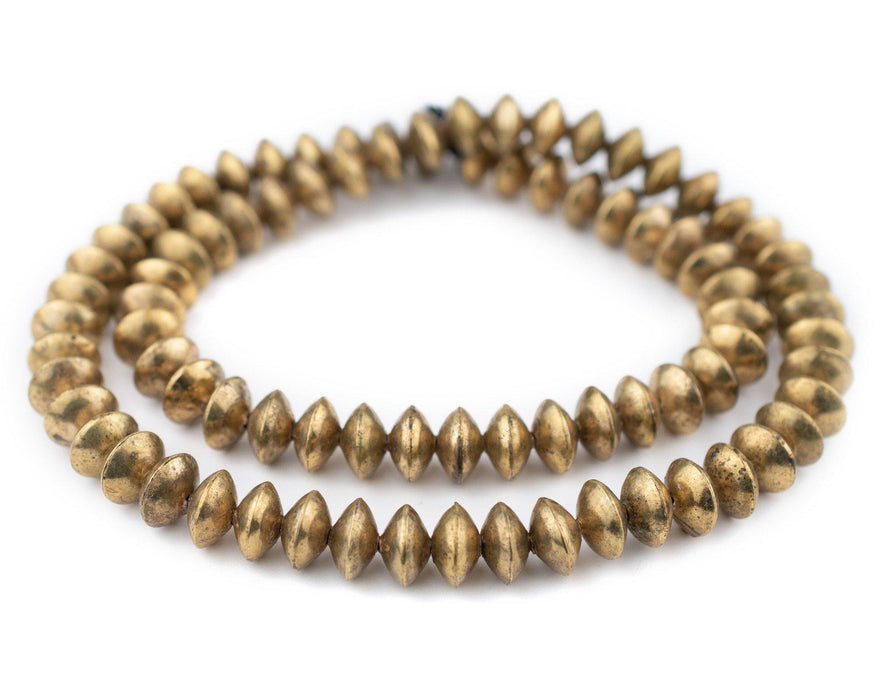 Ethiopian Brass Saucer Beads (12mm) - The Bead Chest