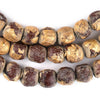 Clay Buddha Prayer Beads with Gold Leaf (11mm)